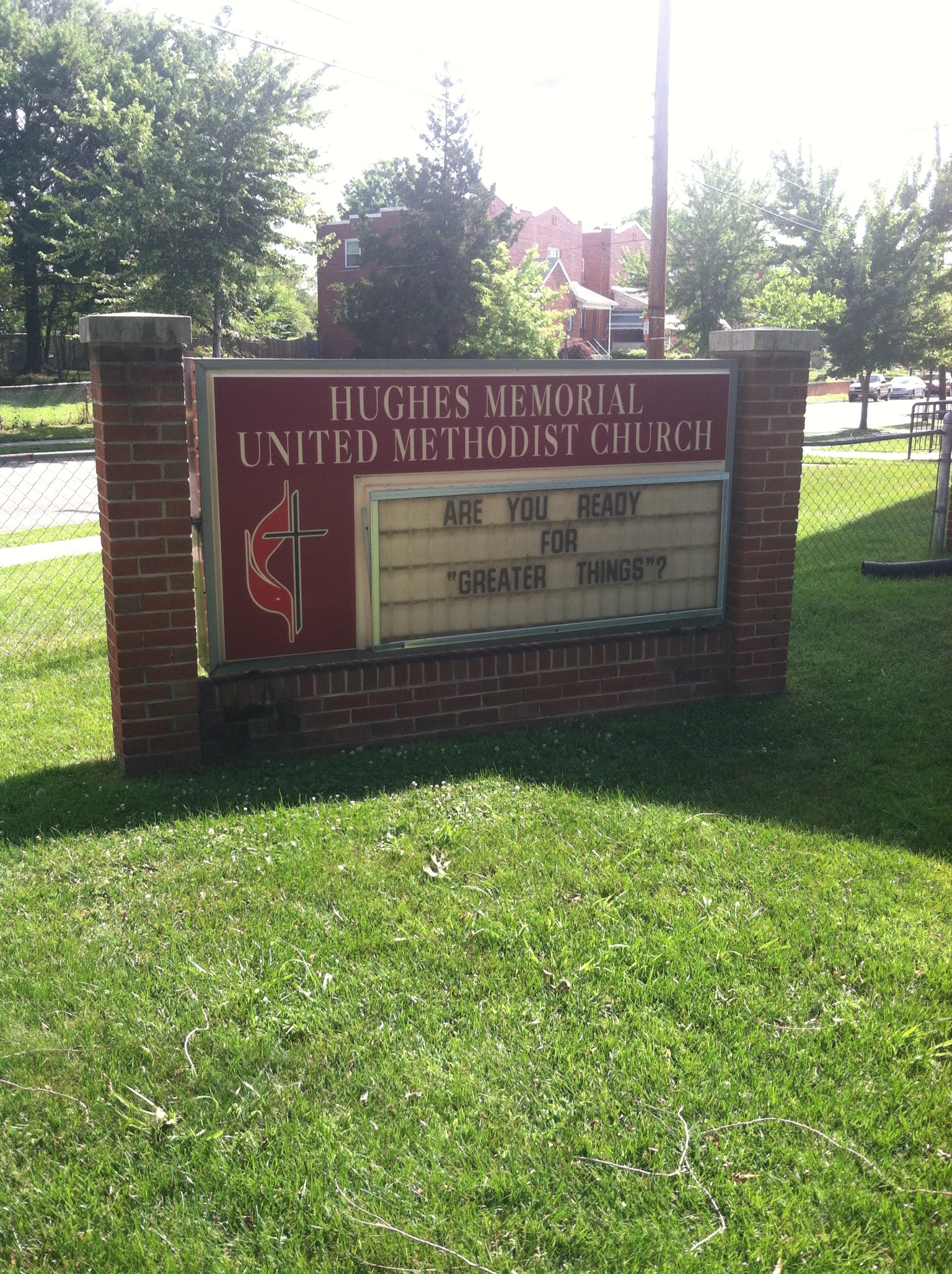 Hughes UMC Sign